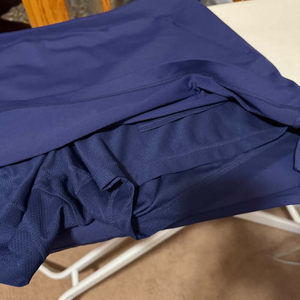 EUC TOMMY BAHAMA SZ L AUBREY ISLAND ZONE SKORT SKIRT NAVY BLUE ATHLEISURE WEAR - Picture 7 of 10